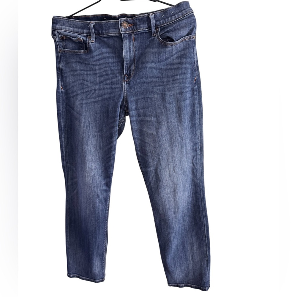 Express Dark Blue Skinny Jeans